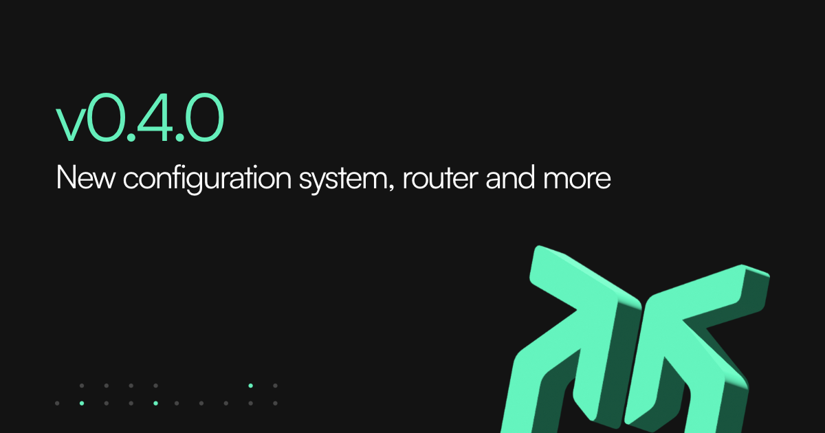 Colanode v0.4.0: new configuration system, router and more